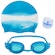Kit de Natação Speedo Swim com Óculos + Touca + Protetor de Ouvido - Adulto AZUL