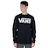 Blusão Vans Masculino Classic Crew II PRETO