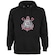 Blusão de Moletom com Capuz do Corinthians Embroidery - Masculino PRETO