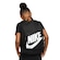 Mochila Infantil Nike Classic - 16 Litros PRETO/BRANCO