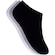 Kit de Meias Invisível Olympikus Tripack com 3 Pares - Adulto PRETO/BRANCO