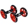 Roda Abdominal Dupla Acte Sports T145 PRETO/LARANJA