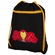 Gym Sack Marvel Homem de Ferro - Infantil PRETO/AMARELO