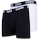 Kit de Cuecas Boxer Cotton Puma com 2 Unidades - Adulto PRETO/BRANCO