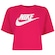 Blusa Cropped Nike Tee Sportswear Essential - Feminina ROSA ESCURO