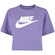Blusa Cropped Nike Tee Sportswear Essential - Feminina ROXO