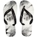Chinelo do Ceará Dupé 4144755 - Unissex BRANCO/PRETO