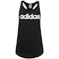 Camiseta Regata adidas Logo Linear - Feminina PRETO