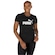 Camiseta Puma Manga Curta Essentials Logo - Feminina PRETO