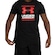 Camiseta Under Armour Manga Curta GL Foundation - Masculina PRETO/VERMELHO