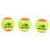 Bola de Beach Tennis Mormaii Premium Pro Pack com 03 Unidades AMARELO/LARANJA