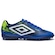 Chuteira Society Umbro Cosmic - Adulto AZUL/BRANCO