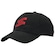 Boné do Flamengo adidas Aba Curva Snapback Casual - Adulto PRETO/VERMELHO