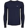 Camiseta Mizuno Manga Longa Run Pro Uv - Masculina AZUL ESC/AZUL