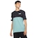 Camiseta Puma Manga Curta Power Colorblock - Masculina AZUL