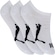 Kit de Meias Puma Sapatilha Invisivel com 3 Pares 25 a 28 - Infantil BRANCO/PRETO