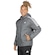 Jaqueta adidas com Capuz Outdoor - Masculina CINZA ESCURO/BRANCO