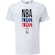Camiseta NBA Manga Curta Estampada N090A - Masculina Off White