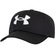 Boné Under Armour Aba Curva Strapback Blitzing Adj Hat - Adulto PRETO/BRANCO
