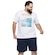 Camiseta Plus Size Fatal Estampada 26524 - Masculina OFF WHITE