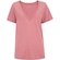 Camiseta Cava Tradicional Oxer Manga Curta Decote V Sportive - Feminina ROSA/PRATA