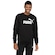 Blusão Masculino Puma ESS Big Logo Crew PRETO