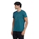 Camiseta ASICS Manga Curta Logo Espiral Crepe - Masculina VERDE ESCURO