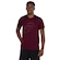 Camiseta ASICS Manga Curta Logo Espiral Crepe - Masculina VINHO