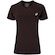 Camiseta ASICS Manga Curta Basic Logo Feminina MARROM