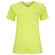 Camiseta ASICS Manga Curta Basic Logo Feminina AMARELO CLARO