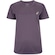 Camiseta ASICS Manga Curta Basic Logo Feminina ROXO/CINZA