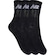 Kit de Meias New Balance Cano Alto - 3 Pares - Adulto PRETO