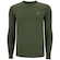 Camiseta Uv Line Manga Longa com Proteção Solar Slim Pro - Masculina VERDE ESC/CINZA ESC