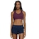 Top Fitness com Bojo Mizuno Média Sustentação Prime 3 - Adulto VINHO