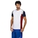 Camiseta Mizuno Manga Curta Soul Fit - Masculina BRANCO/VINHO