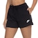 Short Nike Feminino NSW Club FLC MR PRETO/BRANCO