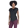 Camiseta Mizuno Manga Curta Spark New - Feminina PRETO