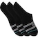 Kit de Meias Stance Basic 3Pack No Show C0014 com 3 Pares - Adulto PRETO