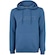 Blusa de Moletom Masculina ASICS com Capuz Canguru Fechado Fleece AZUL/AZUL ESC