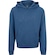 Blusa de Moletom Infantil ASICS com Capuz Canguru AZUL