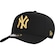 Boné Aba Curva New York Yankees MLB New Era Snapback BLK - Adulto PRETO