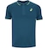 Camisa Polo Masculina ASICS Zíper Selado AZUL/AMARELO CLA