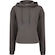 Blusa de Moletom Cropped Feminina ASICS com Capuz e Fleece MARROM
