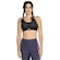 Top Fitness com Bojo Under Armour Média Sustentação Infinity Mid Bra - Adulto PRETO/BRANCO