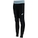 Calça Legging Infantil ASICS Contrastante PRETO/AZUL CLA