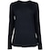 Camiseta Manga Longa Feminina Oxer Crepinho Jogging PRETO