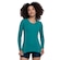 Camiseta Feminina Oxer Manga Longa Run VERDE ESC/VERDE CLA