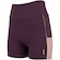Bermuda Feminina Oxer Textura Cós Médio Média Compressão ROXO ESCURO