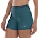 Bermuda Feminina ASICS com Proteção Solar Toya Run Basic AZUL CLARO