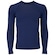 Camiseta Manga Longa Masculina Oxer com Proteção Solar UV AZUL ESCURO/PRATA
